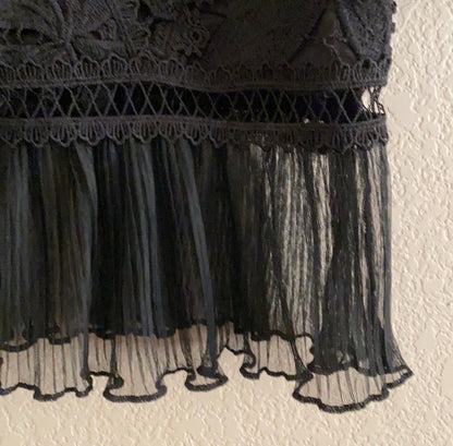 Haute Monde Black Lace Blouse